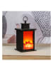 Nordheim Ledlantaarn met openhaard-effect - (B)14 x (H)25 x (D)14 cm