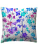 ethere Perkal kussensloop "Haku" blauw/turquoise