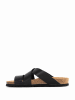 BAYTON Slippers "Seville" zwart