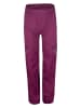 Trollkids Spodnie przeciwdeszczowe "Lofoten" w kolorze fioletowym