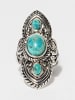 AMAZONIA Silber-Ring "Coatl" mit Edelsteinen
