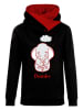 Nastrovje Potsdam Hoodie in Schwarz/ Rot