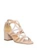 Formentini Leder-Sandaletten in Beige