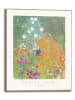 Orangewallz Gerahmter Kunstdruck "Gustav Klimt - Bauerngarten"