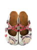 Calceo Clogs in Weiß/ Bunt