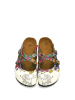 Calceo Clogs in Creme/ Bunt