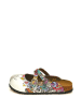 Calceo Clogs in Creme/ Bunt