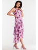 Awama Kleid in Pink/ Bunt