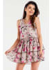 Awama Kleid in Pink/ Bunt