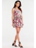 Awama Kleid in Pink/ Bunt