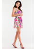 Awama Kleid in Pink/ Bunt
