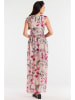 Awama Kleid in Beige/ Pink