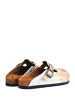 Calceo Clogs in Beige/ Bunt