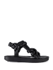 Musk Skórzane sandały w kolorze czarnym
