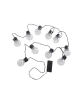 Boltze LED-Lichterkette "Loma" in Schwarz - (L)230 cm
