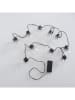 Boltze LED-Lichterkette "Loma" in Schwarz - (L)230 cm