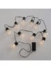 Boltze LED-Lichterkette "Loma" in Schwarz - (L)230 cm
