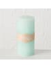 Boltze 3-delige set: stompkaarsen groen/turquoise - 2x 451 g