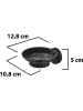 AMARE Mydelniczka w kolorze czarnym - 10,8 x 5 x 12,8 cm