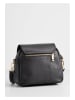 Christian Laurier Leder-Umhängetasche "Beeza" in Schwarz - (B)22 x (H)18 x (T)7 cm