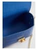 Christian Laurier Leren schoudertas "Etienne" blauw - (B)16 x (H)10 x (D)9 cm