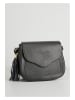 Christian Laurier Leren schoudertas "Ina" zwart - (B)24 x (H)18 x (D)11 cm