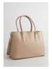 Christian Laurier Leren schoudertas "Pia" beige - (B)33 x (H)30 x (D)12 cm