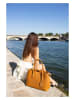 Christian Laurier Leder-Schultertasche "Pia" in Camel - (B)33 x (H)30 x (T)12 cm
