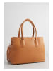 Christian Laurier Leren schoudertas "Pia" camel - (B)33 x (H)30 x (D)12 cm