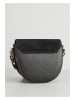 Christian Laurier Leder-Schultertasche "Lexa" in Schwarz - (B)22 x (H)18 x (T)8 cm