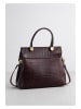 Christian Laurier Leder-Henkeltasche "Emy" in Bordeaux - (B)27 x (H)19 x (T)12 cm