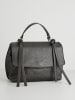 Christian Laurier Leder-Umhängetasche "Acil" in Grau - (B)23 x (H)18,5 x (T)8 cm