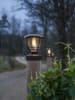 STAR Trading Ledsolarpadverlichting "Felix" zwart - (B)14 x (H)20 x (D)14 cm