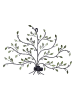 STAR Trading LED-Solar-Wanddeko "Tree of Life" in Schwarz - (B)33 x (H)46 cm
