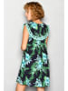 H.H.G. Kleid in Schwarz/ Grün/ Türkis