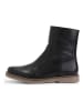 TRAVELIN' Leder-Boots "Pleubian" in Schwarz