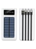 SmartCase Solarny powerbank w kolorze biało-czarnym - 20.000 mAh