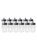 Violeta Home 12-delige set: kruidenglaasjes zwart - 300 ml