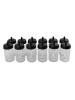 Violeta Home 12-delige set: kruidenglaasjes zwart - 300 ml