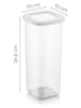 Violeta Home Pojemniki (12 szt.) w kolorze białym - 1,75 l