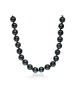 Pearls of London Parelketting antraciet - (L)43 cm