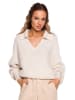 made of emotion Pullover in Creme