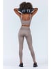 Onamaste Trainingsleggings in Dunkelbeige