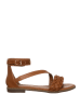 Patrizia Pepe Leren sandalen bruin