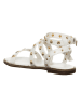Patrizia Pepe Leder-Sandalen in Weiß
