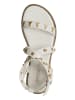 Patrizia Pepe Leder-Sandalen in Weiß