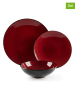 Trendy Kitchen by EXCÉLSA 18tlg. Tafelservice "Japan" in Rot/ Schwarz