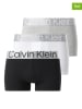 CALVIN KLEIN UNDERWEAR Bokserki (3 pary) w kolorze białym, czarnym i jasnoszarym