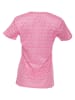 Regatta Koszulka funkcyjna w kolorze różowo-białym ze wzorem