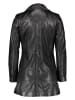 Caminari Ledermantel "Phia" in Schwarz